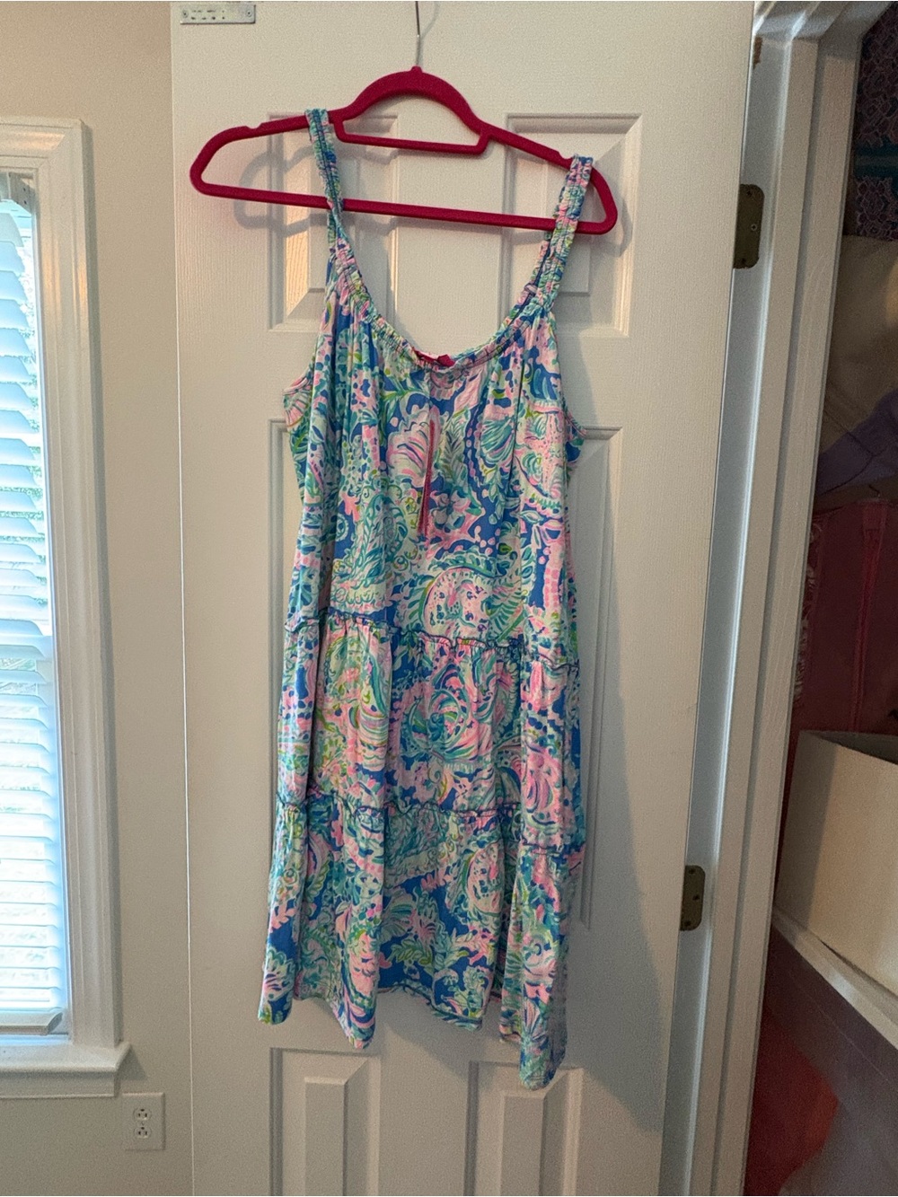 Lilly Pulitzer Pastel Paisley Sundress in Blue, Pink, Green